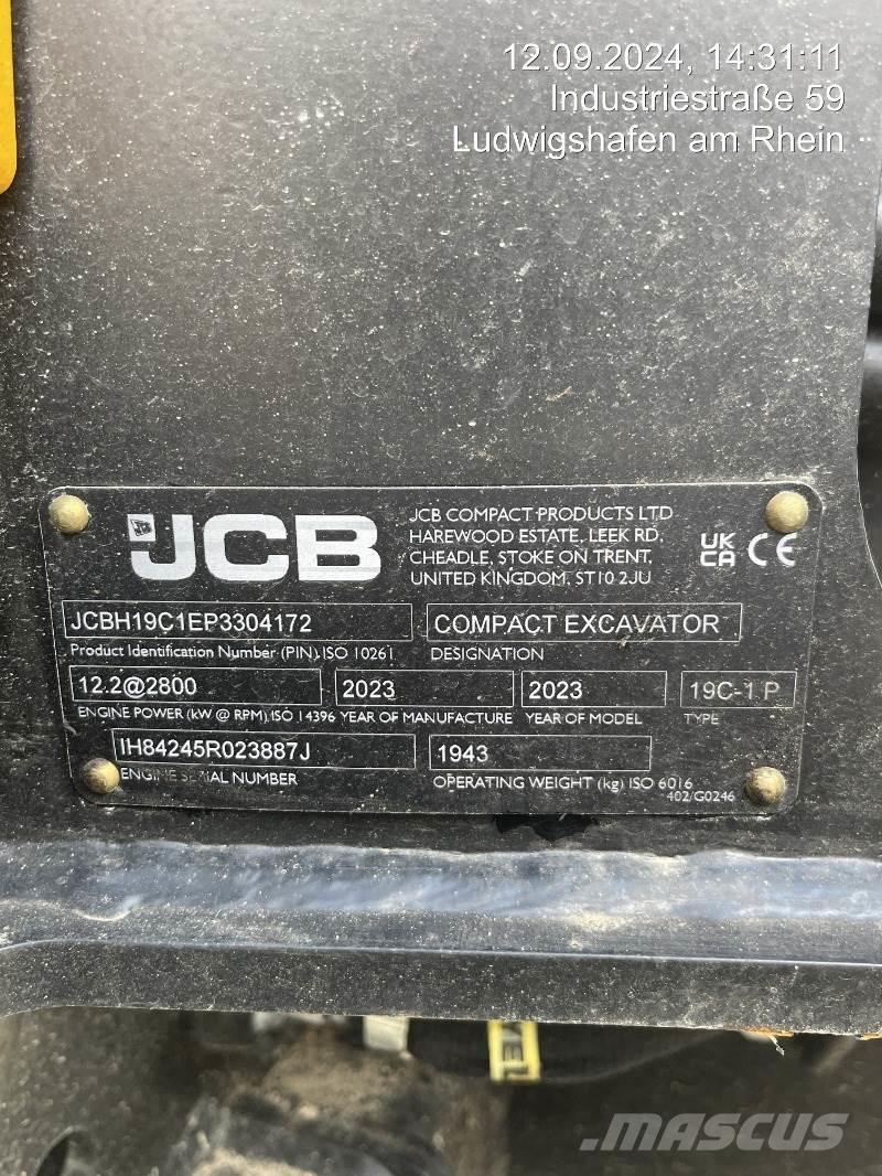 JCB 19C-1 Minigrävare < 7t