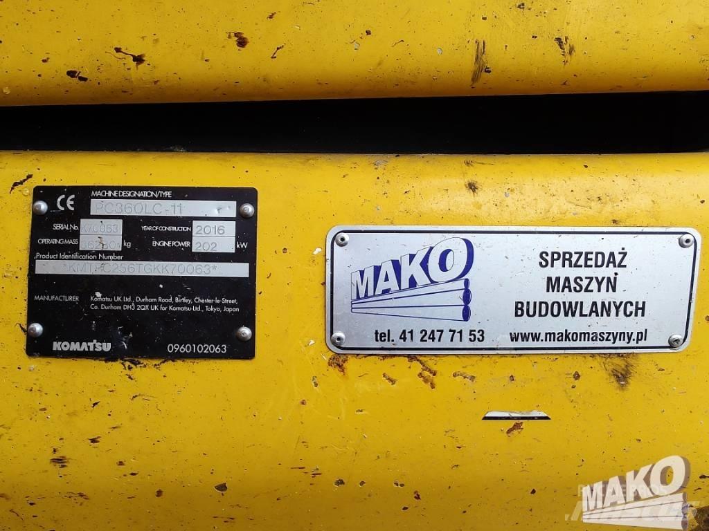 Komatsu PC 360 Bandgrävare