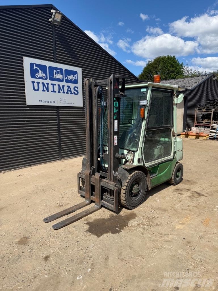 Mitsubishi FD 25 Dieselmotviktstruckar