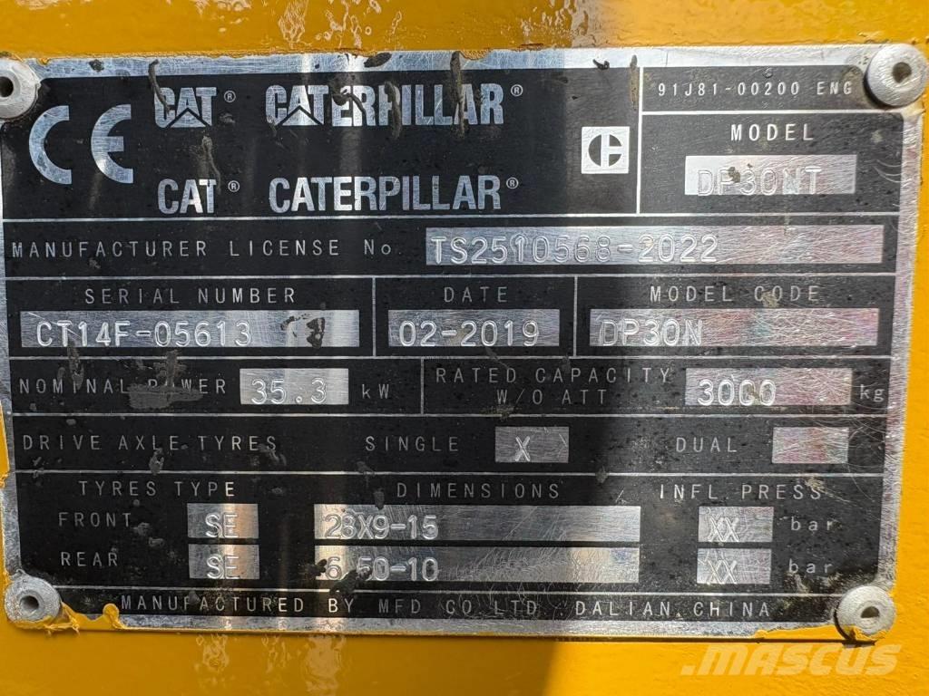 CAT DP30NT Dieselmotviktstruckar
