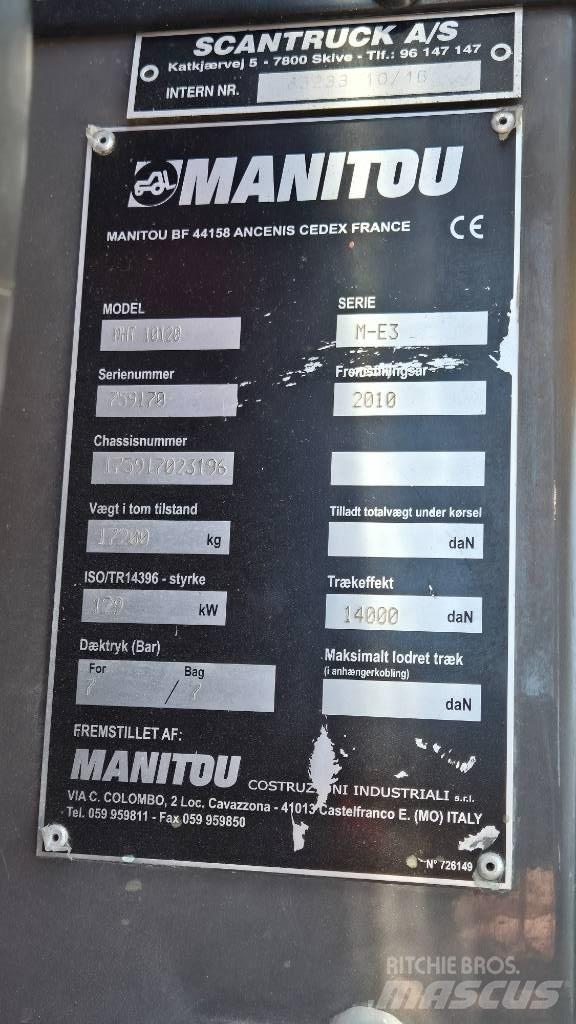 Manitou MHT 10120 Teleskoplastare