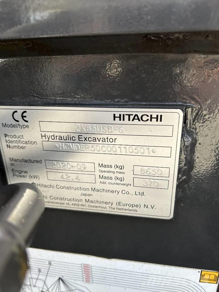 Hitachi ZX 85 US B Midigrävmaskiner 7t - 12t
