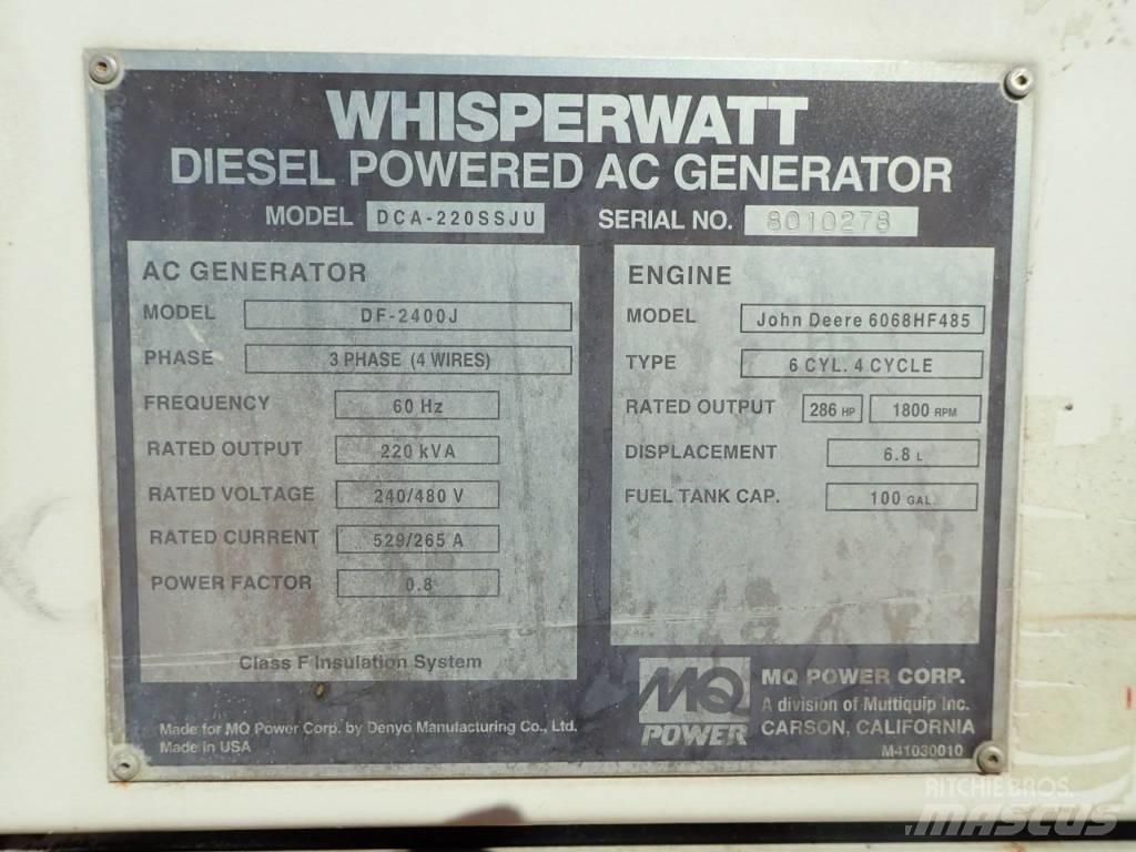 MultiQuip DCA220SSJU Dieselgeneratorer
