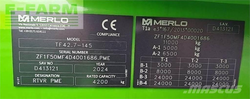 Merlo tf 42.7 - 145 Redskapsbärare för lantbruk