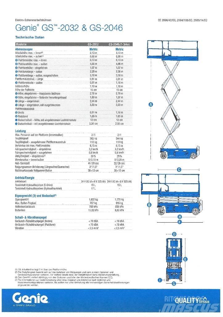 Genie GS 2032 Saxliftar