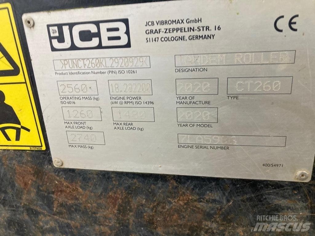 JCB CT 260-120 Tvåvalsvältar