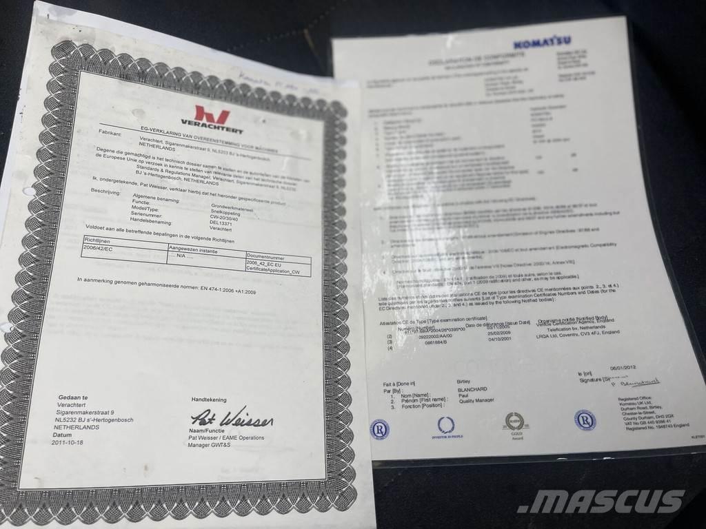 Komatsu PC190 Bandgrävare