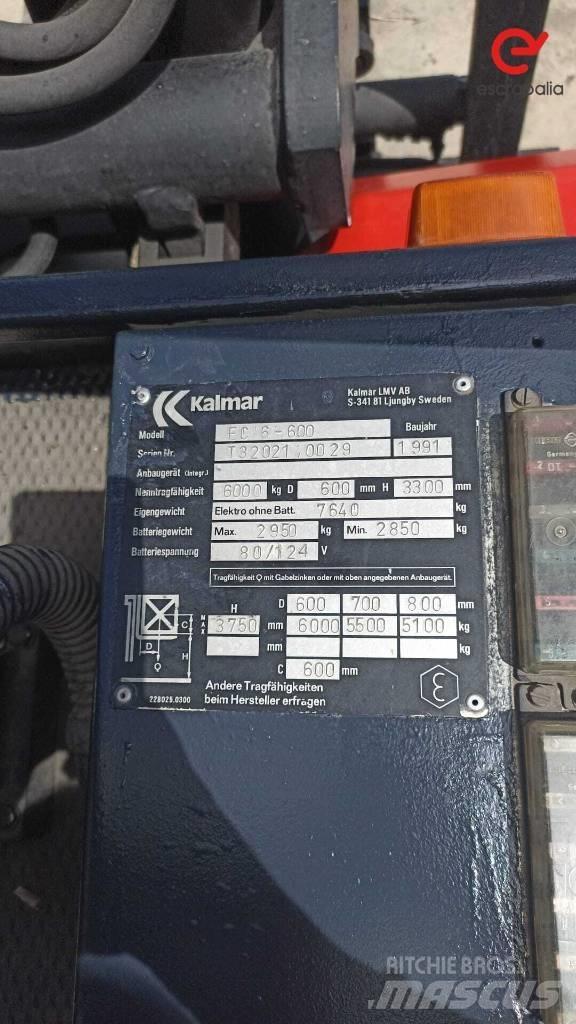 Kalmar ECL6-600 Elmotviktstruckar