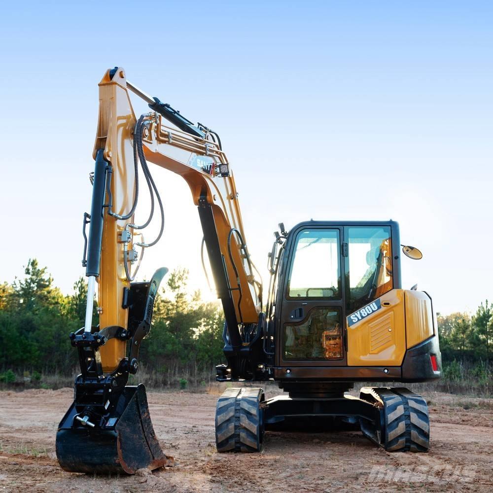 Sany SY80U Midigrävmaskiner 7t - 12t