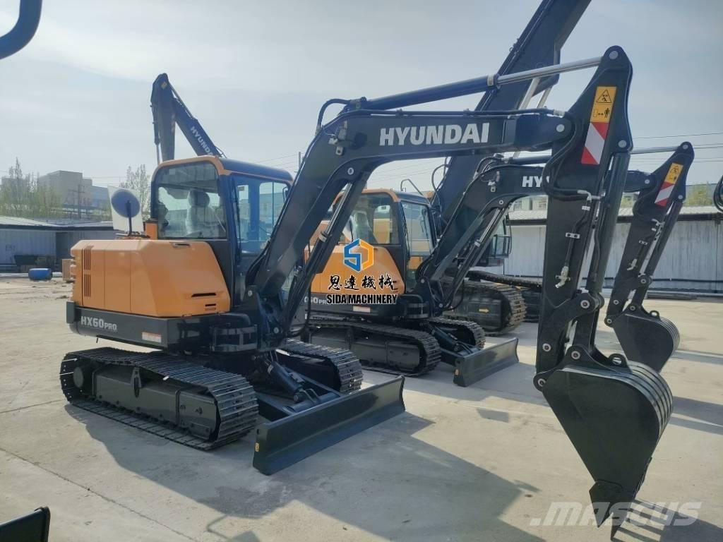 Hyundai HX60Pro Minigrävare < 7t