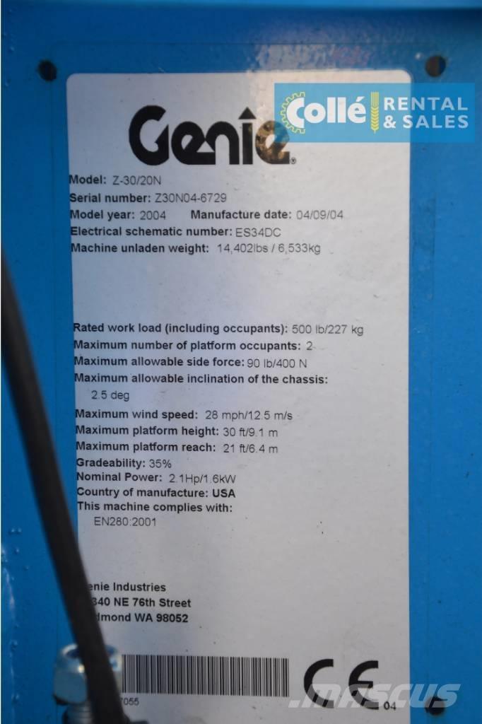 Genie Z-30/20N | 2004 Bomliftar