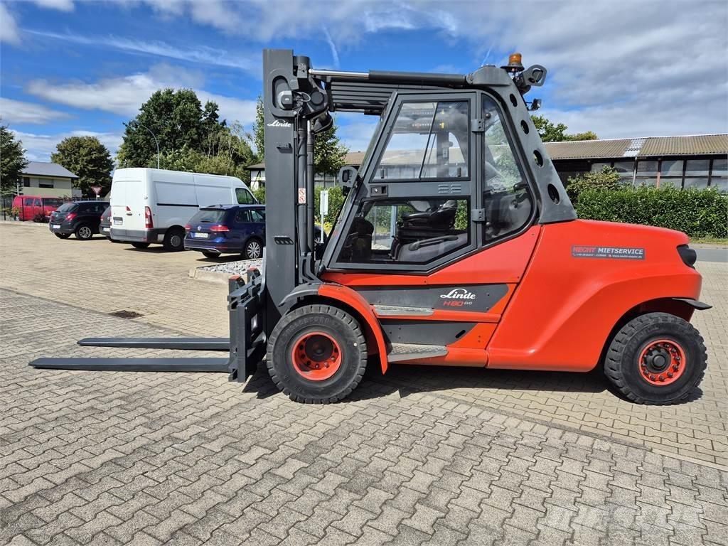 Linde H80D-03/1100 Dieselmotviktstruckar
