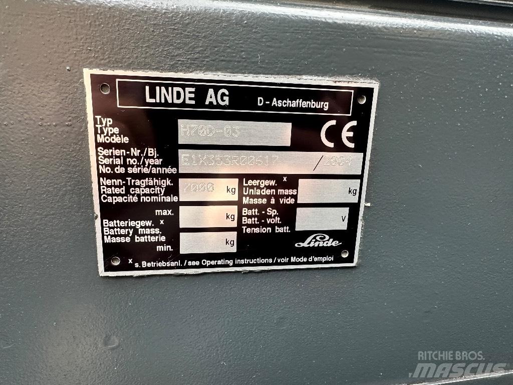 Linde H 70 D-3 Dieselmotviktstruckar