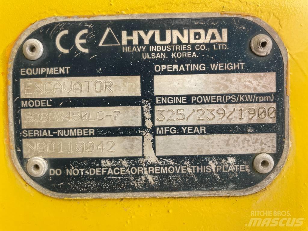 Hyundai R 450 LC-7 Bandgrävare