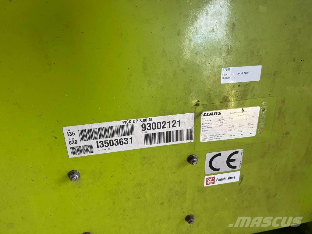 CLAAS PU 300 HD Övriga vallmaskiner