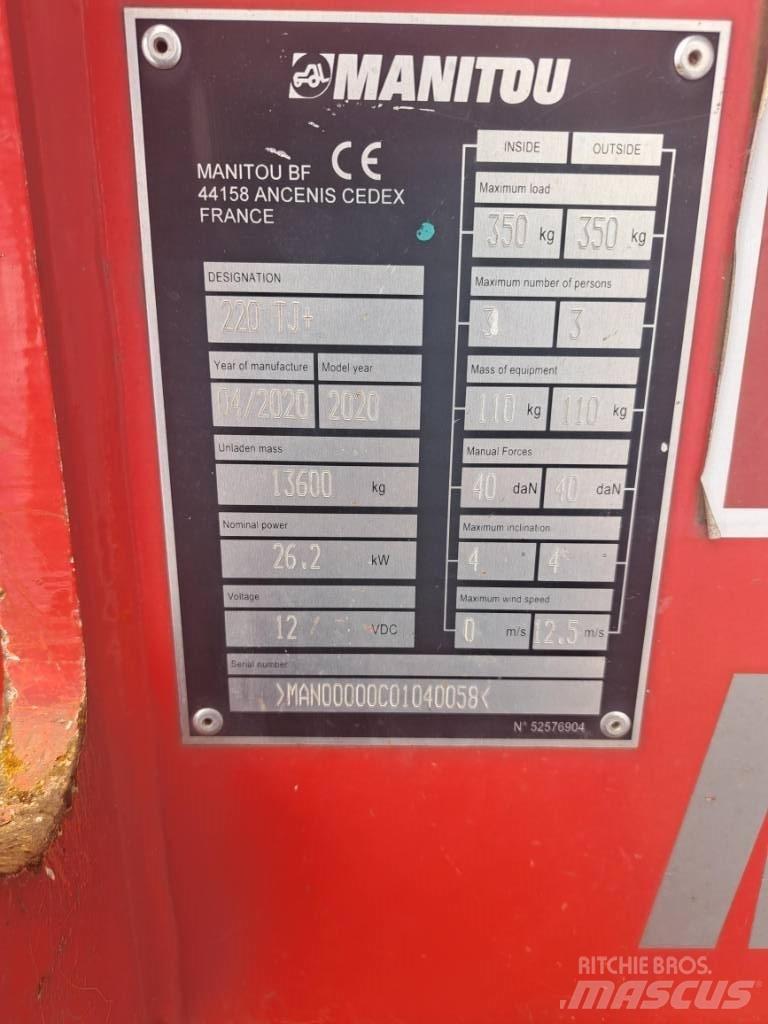 Manitou 220TJ Teleskop bomliftar