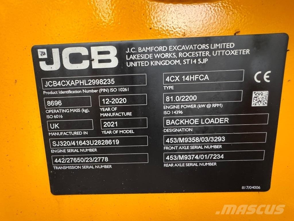JCB 4 CX 14 Grävlastare