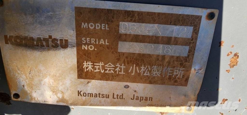 Komatsu D 65 EX 12 Bandschaktare