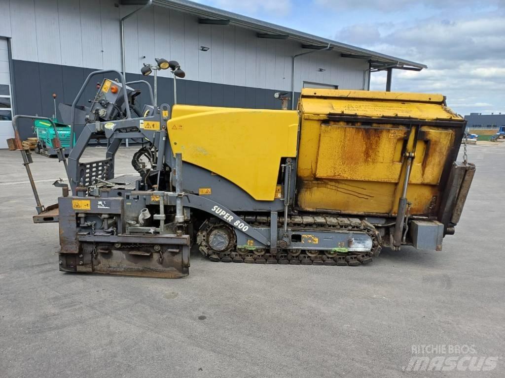 Vögele Super 800 Asfaltsläggningsmaskiner