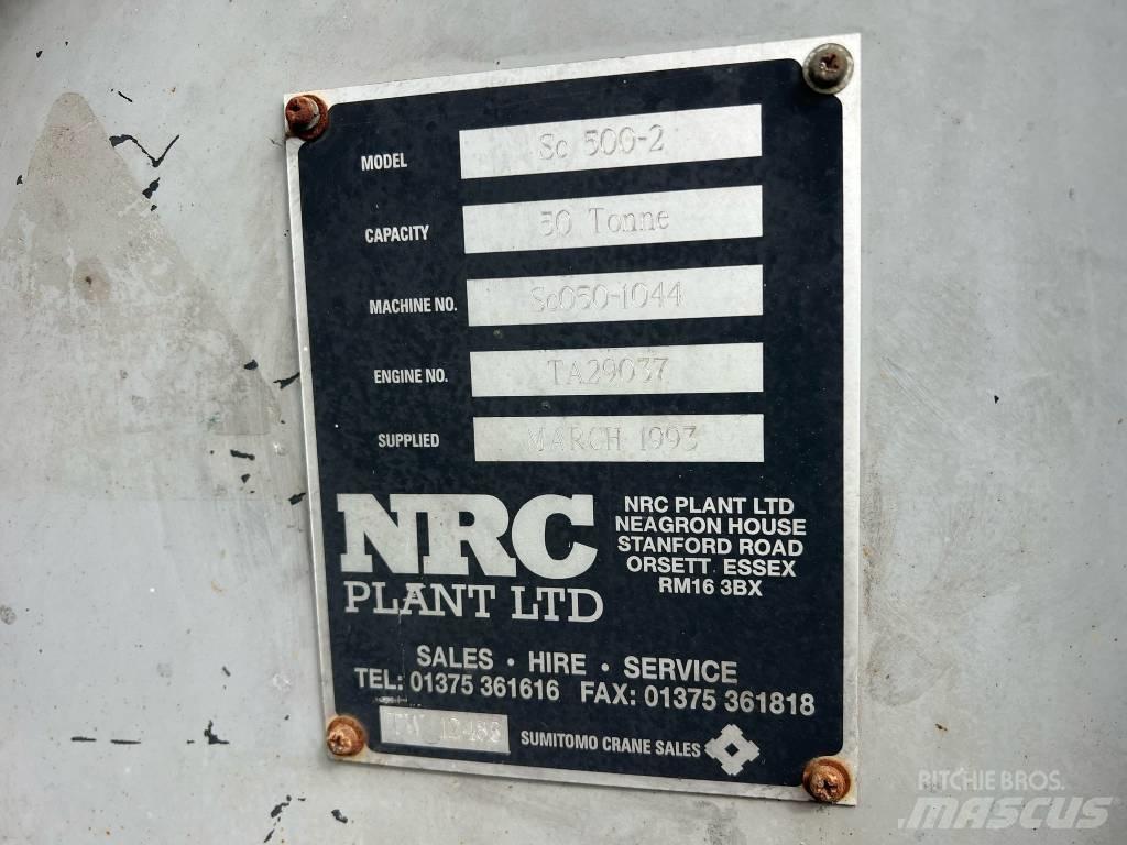 Sumitomo SC500 Bangående Kranar