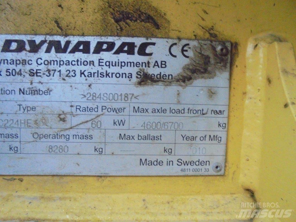 Dynapac CC 224 HF Tvåvalsvältar