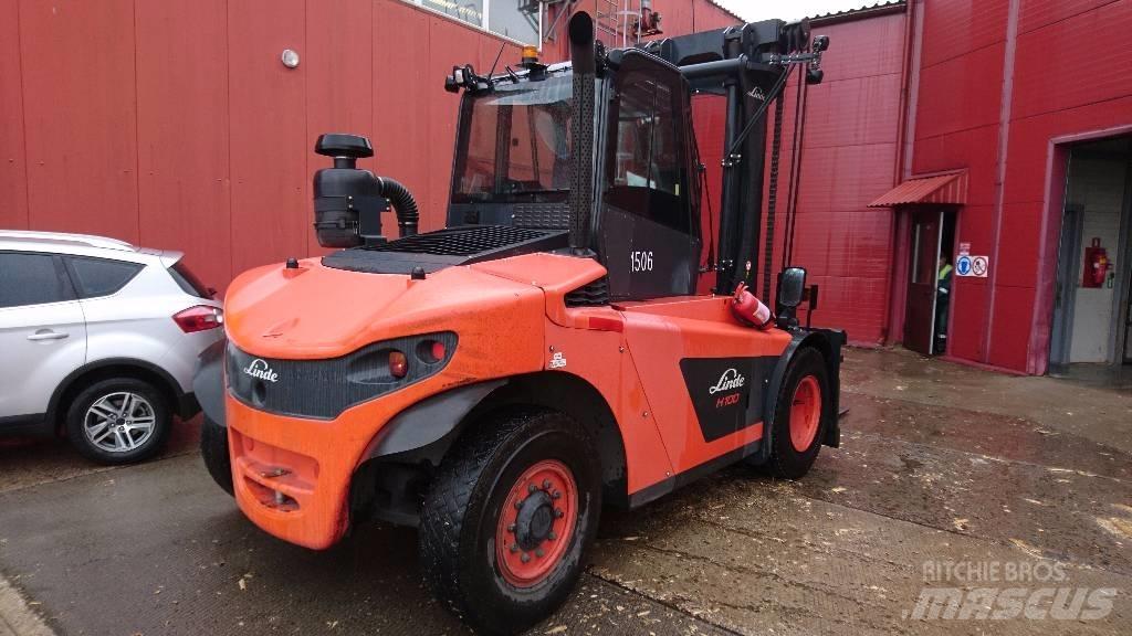 Linde H100D Dieselmotviktstruckar