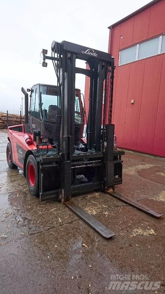 Linde H100D Dieselmotviktstruckar