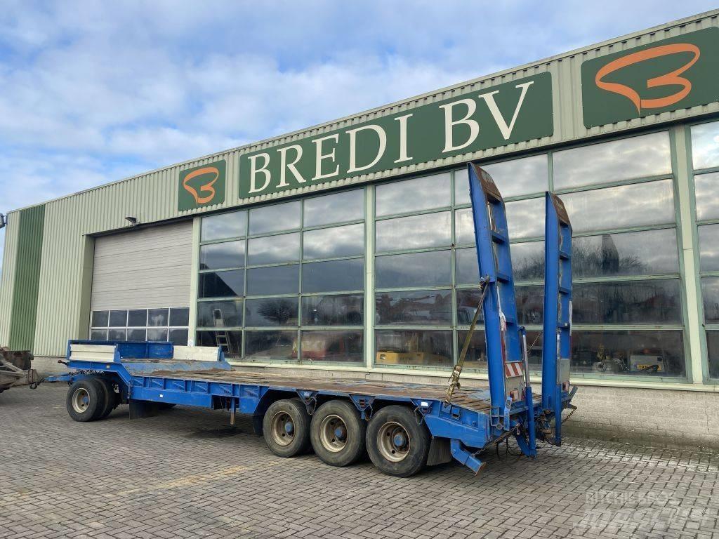  Dieplader 4 assen Maskintransporter