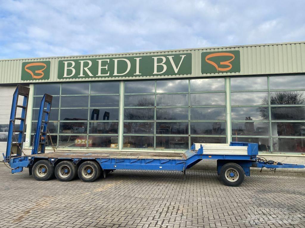  Dieplader 4 assen Maskintransporter