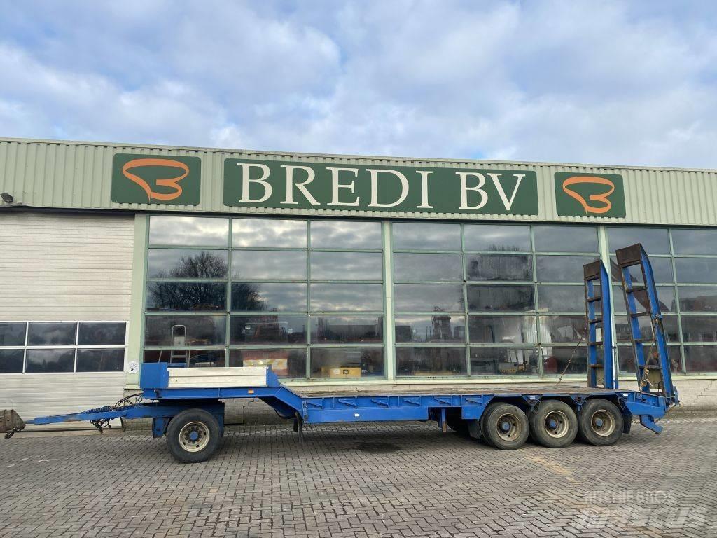  Dieplader 4 assen Maskintransporter
