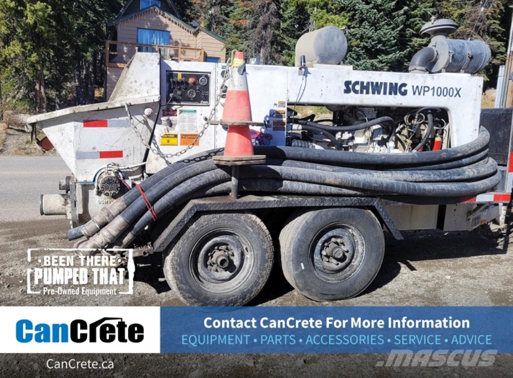 Schwing WP1000x Lastbilar med betongpump