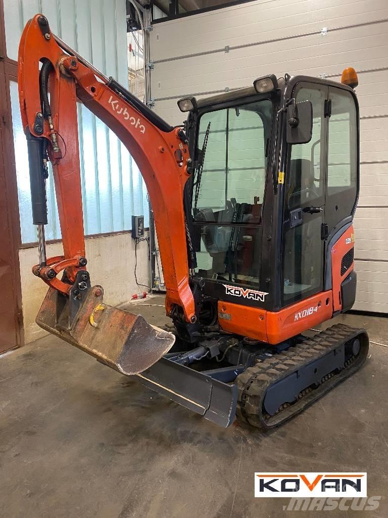 Kubota KX 018-4 Minigrävare < 7t