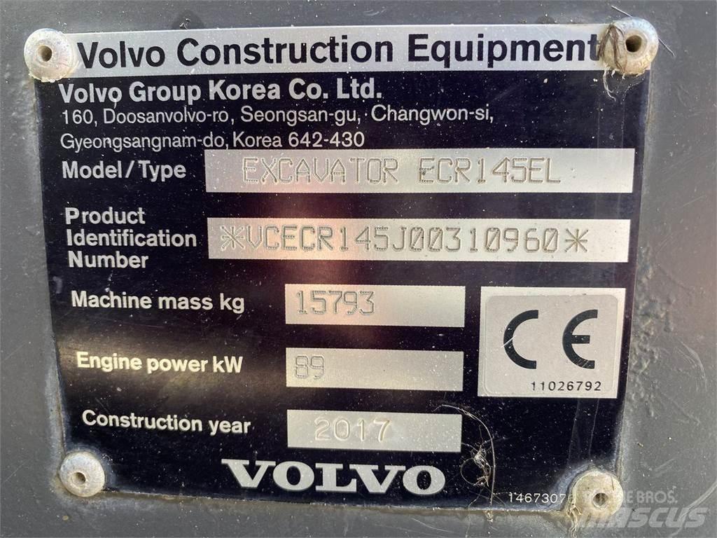 Volvo ECR145EL Bandgrävare