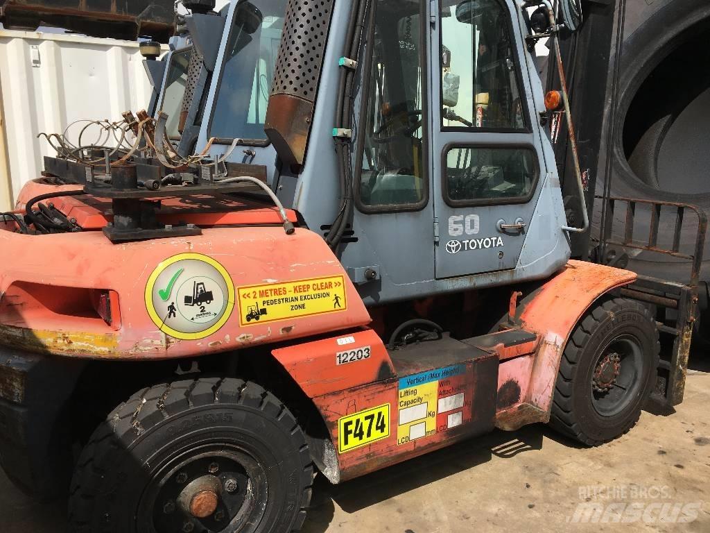 Toyota 5FG60 Gasolmotviktstruckar