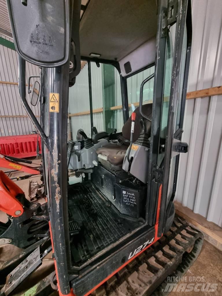 Kubota U 27-4 Minigrävare < 7t