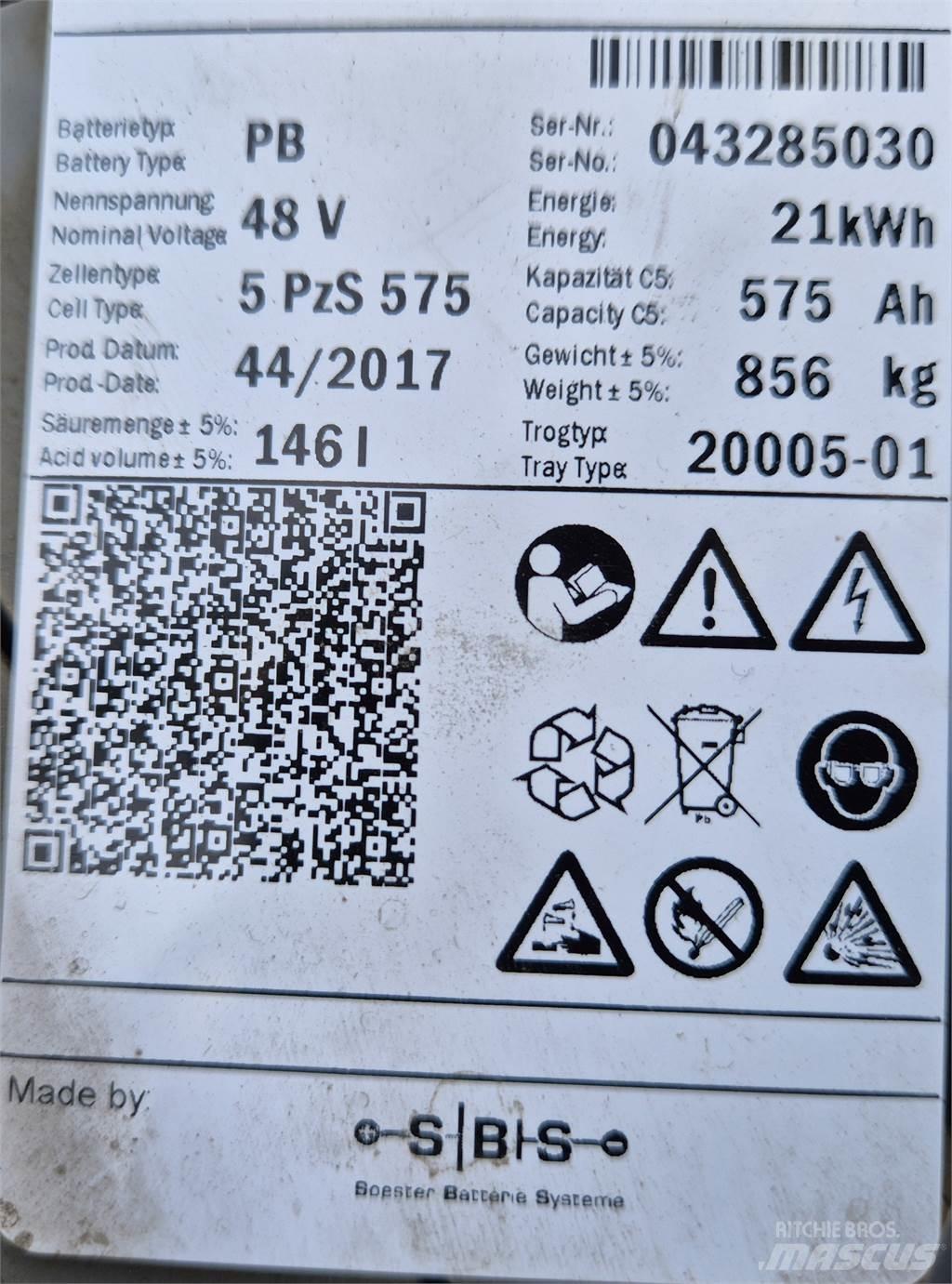Linde E16P-02 Elmotviktstruckar