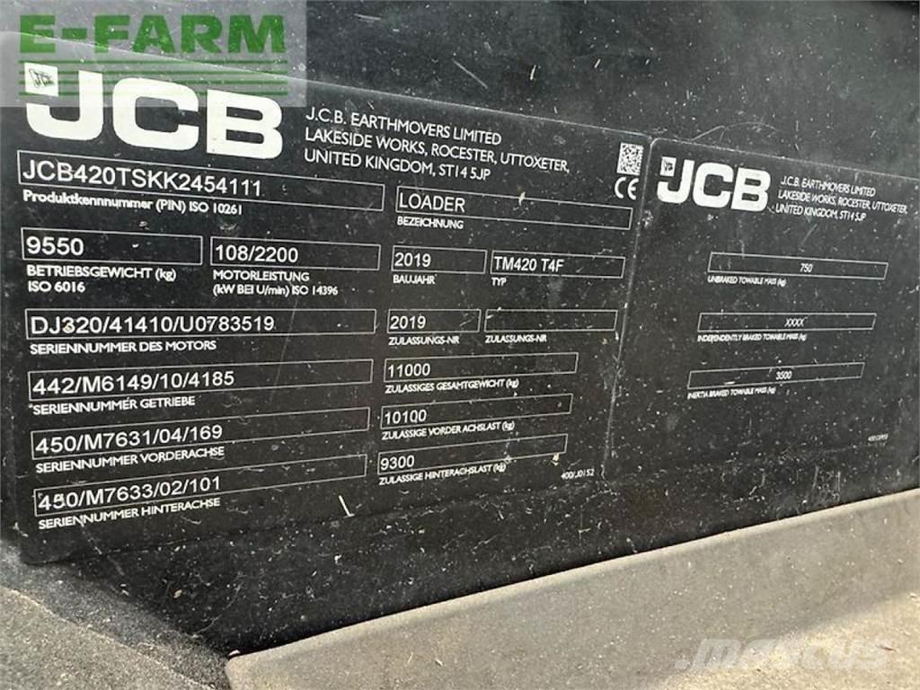 JCB tm 420 Redskapsbärare för lantbruk