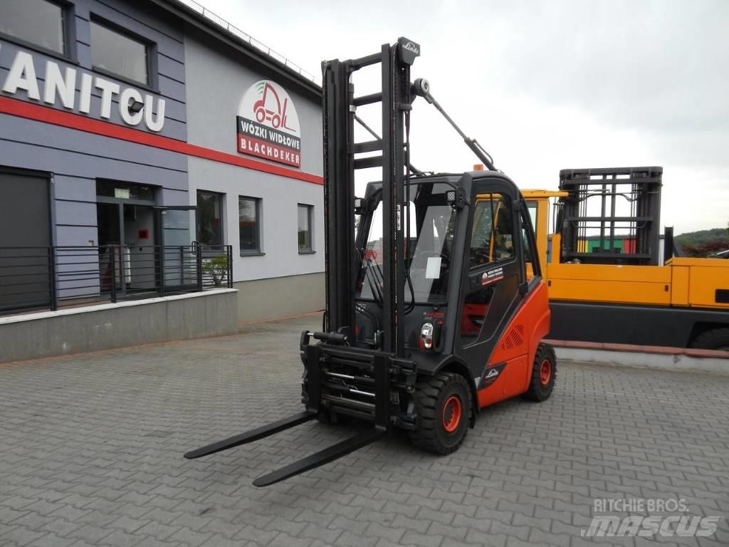 Linde H25T-02 Gasolmotviktstruckar