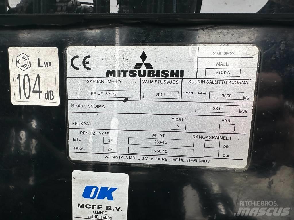Mitsubishi FD 35 N Dieselmotviktstruckar