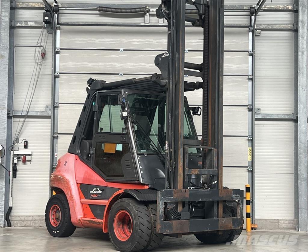Linde H80D-03 Dieselmotviktstruckar