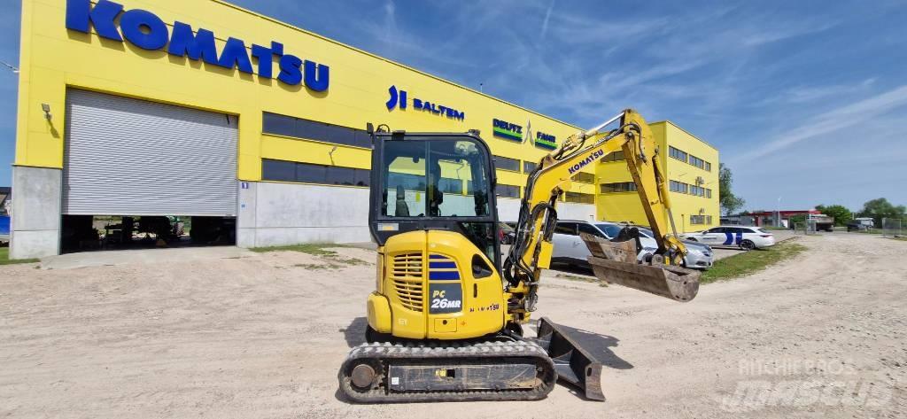 Komatsu PC 26 MR Minigrävare < 7t