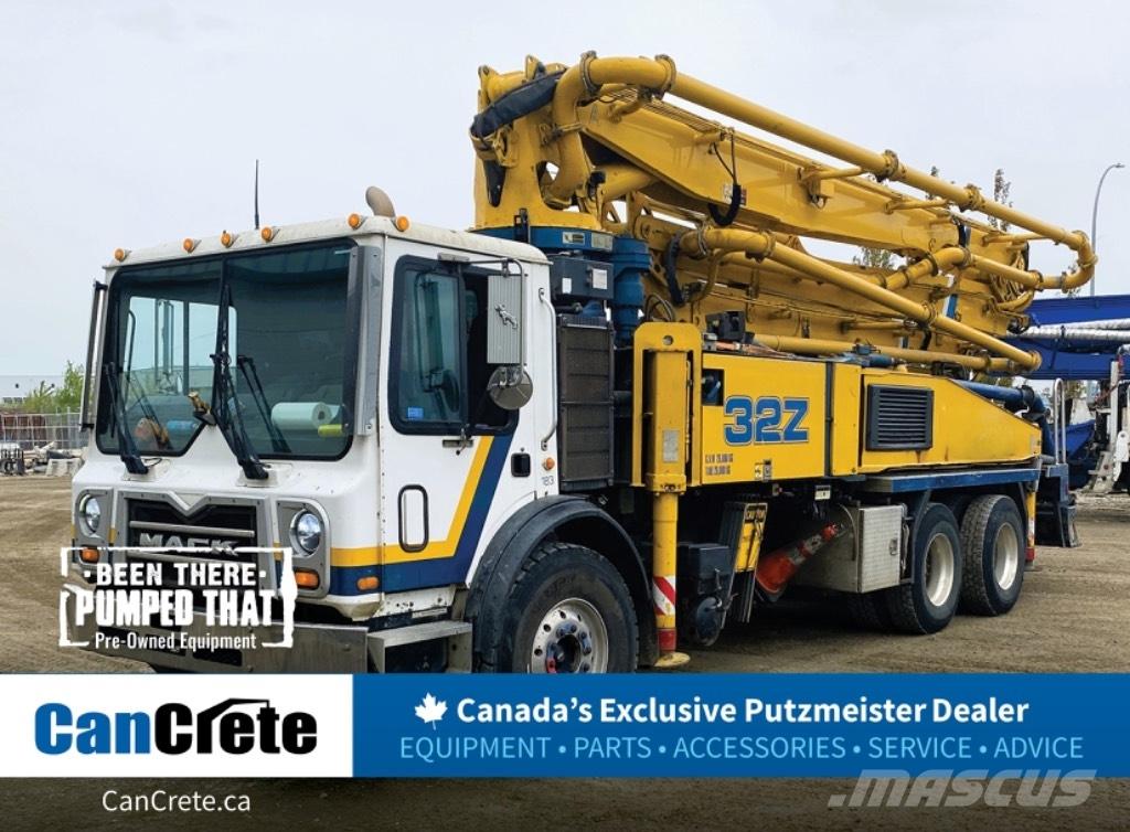 Putzmeister (#183) 32M Lastbilar med betongpump