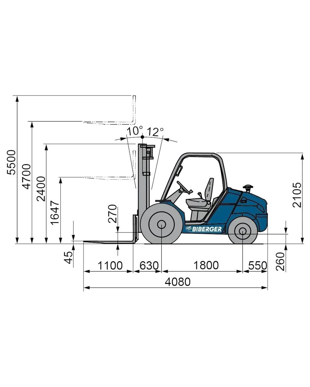 Manitou MSI 30 Dieselmotviktstruckar