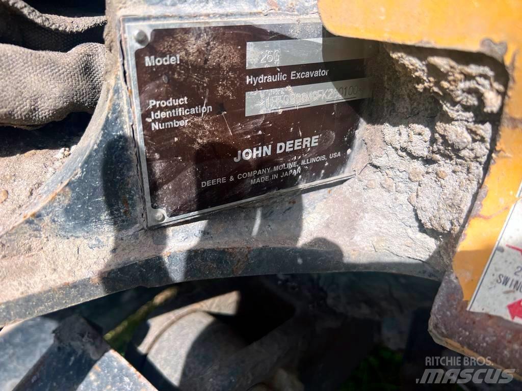 John Deere 26G Minigrävare < 7t