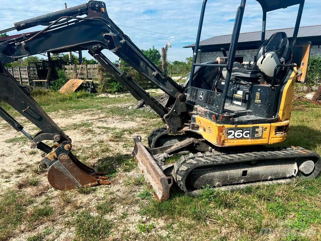 John Deere 26G Minigrävare < 7t