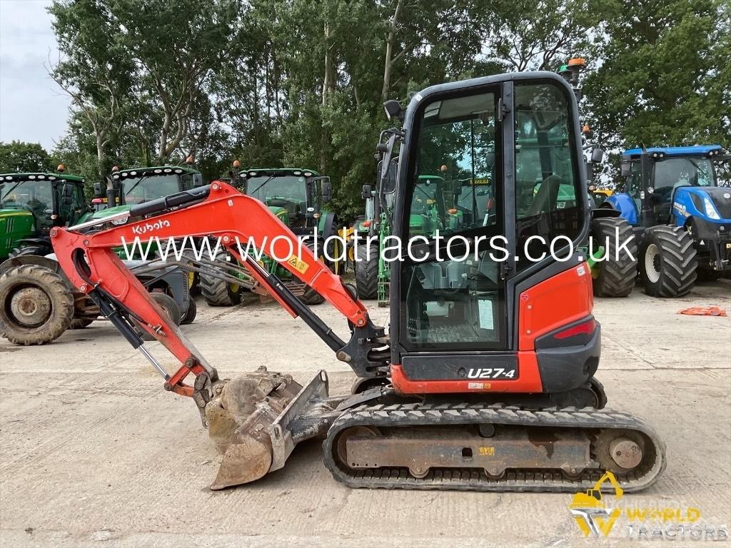 Kubota U 27-4 Minigrävare < 7t