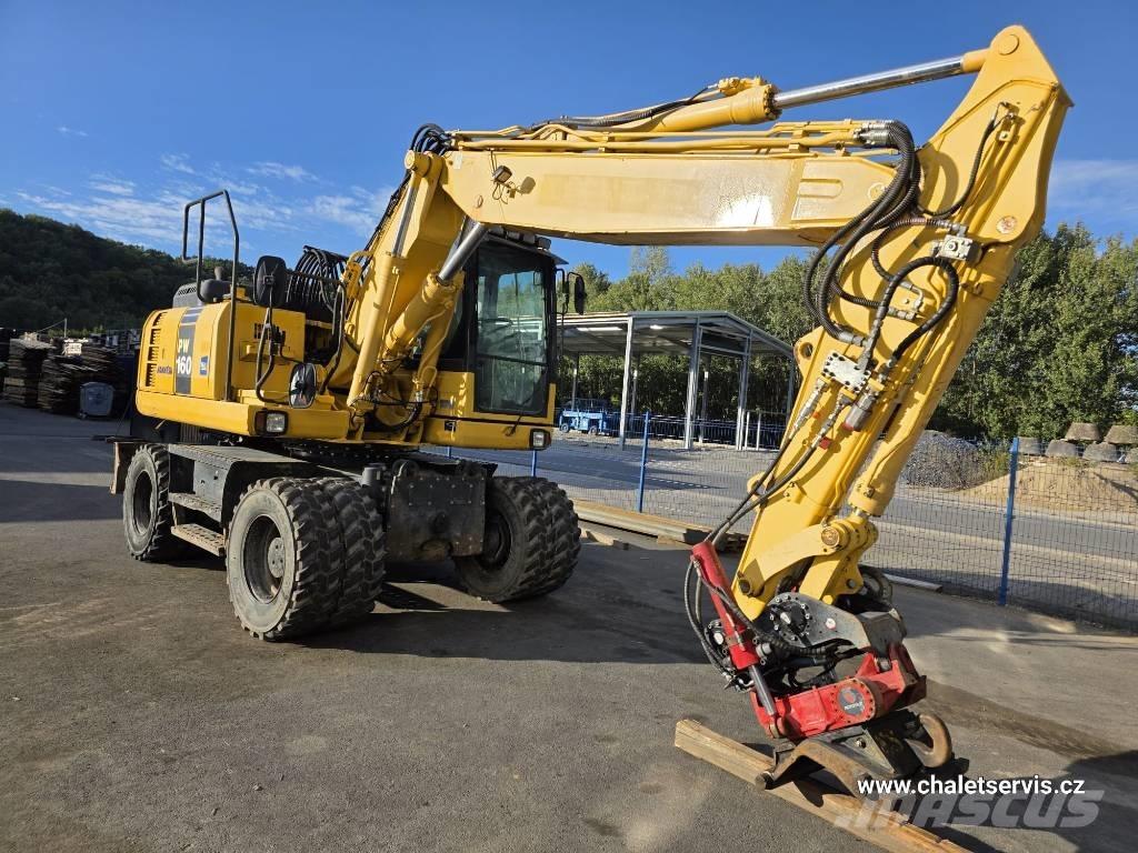 Komatsu PW 160 Hjulgrävare