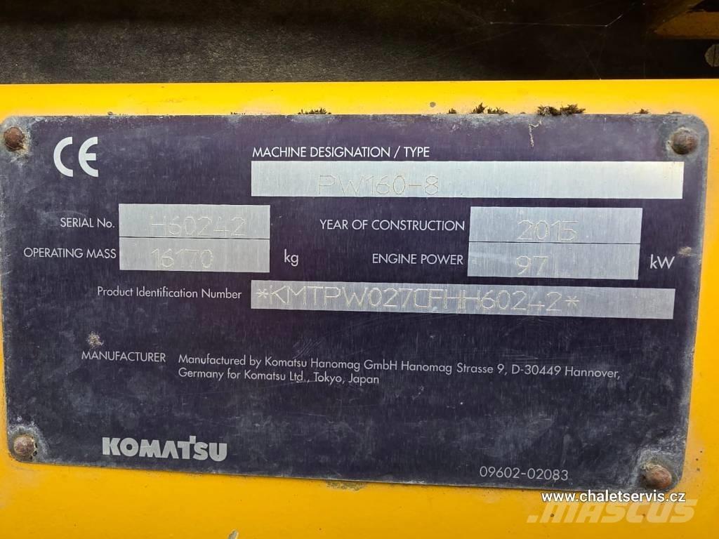 Komatsu PW 160 Hjulgrävare