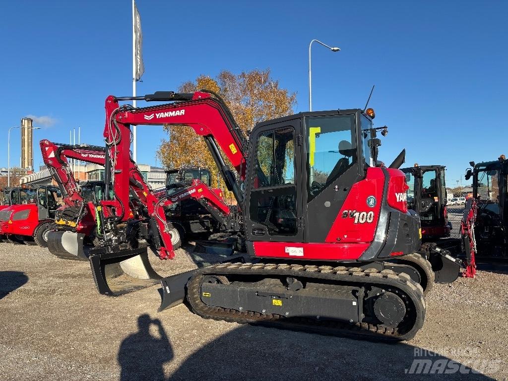 Yanmar SV 100 DEMO Midigrävmaskiner 7t - 12t