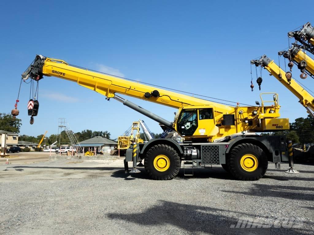 Grove GRT 880 Terrängkranar (Grov terräng)
